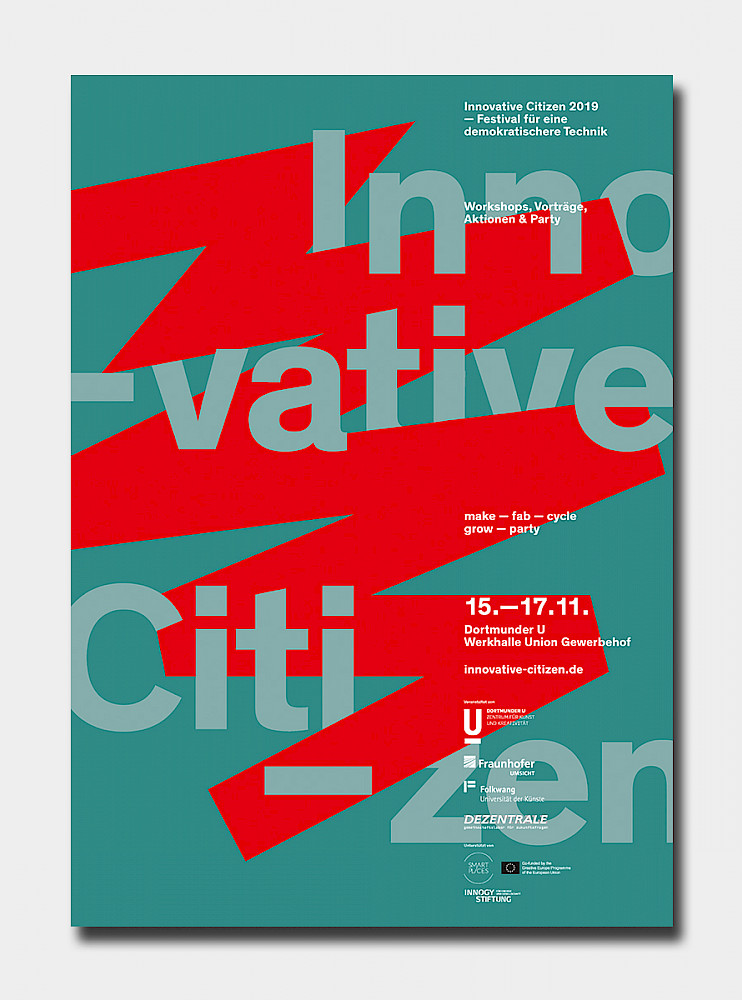 Artikel Vorschaubild: Innovative Citizen 2019|Festival zur Demokratisierung von Technik im Dormunder U vom 15. bis 17.11.2019