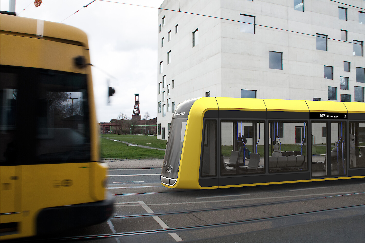 Artikel Vorschaubild: Daniel Rauch gewinnt den Hessischen Staatspreis 2020, Universelles Design|Mit seiner Masterarbeit gewinnt Daniel Rauch den CIMO - die modulare Citytram, den Hessischen Staatspreis 2020, Universelles Design