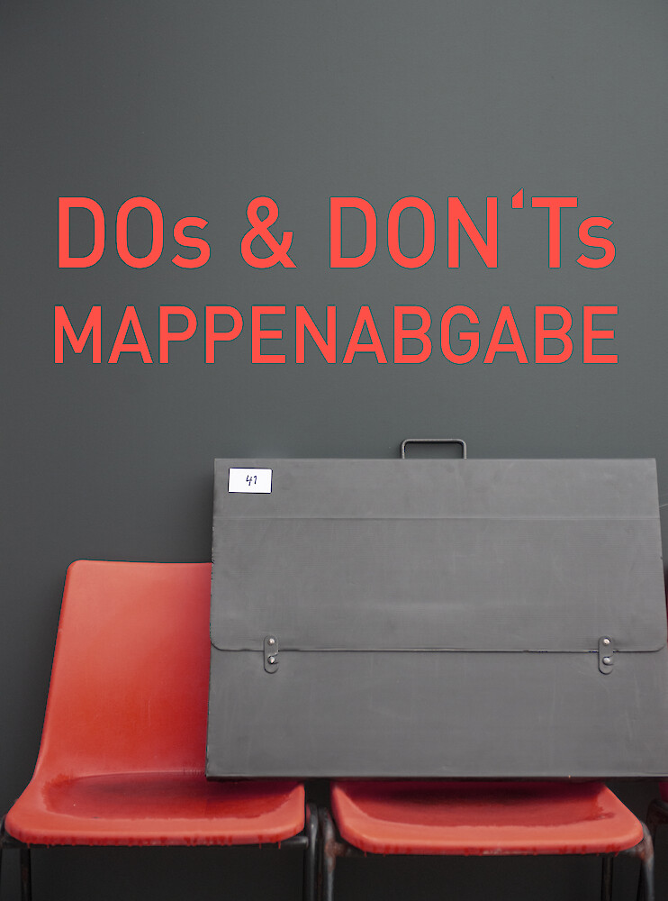 Do's & Don'ts Mappenabgabe
