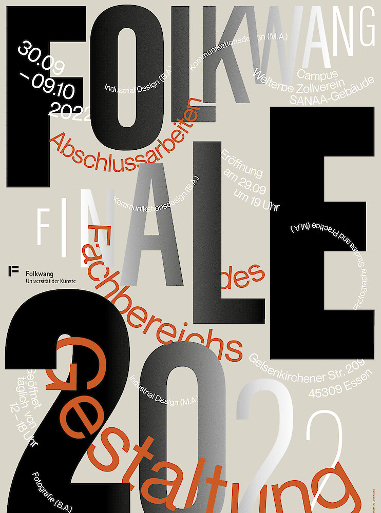 Artikel Vorschaubild: Folkwang Finale Ausstellung 2022|Die Absolveierenden des Fachbereichs Gestaltung präsentieren ihre Abschlussarbeiten