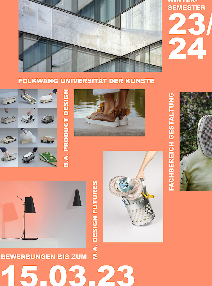 Artikel Vorschaubild: Bewerbungsfrist Wintersemester 23/24|B.A. Product Design | M.A. Design Futures